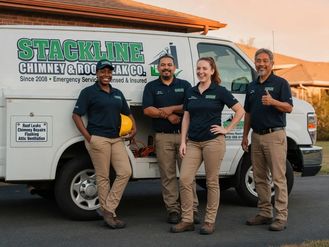 Chimney flashing repair company in Loretto, MI